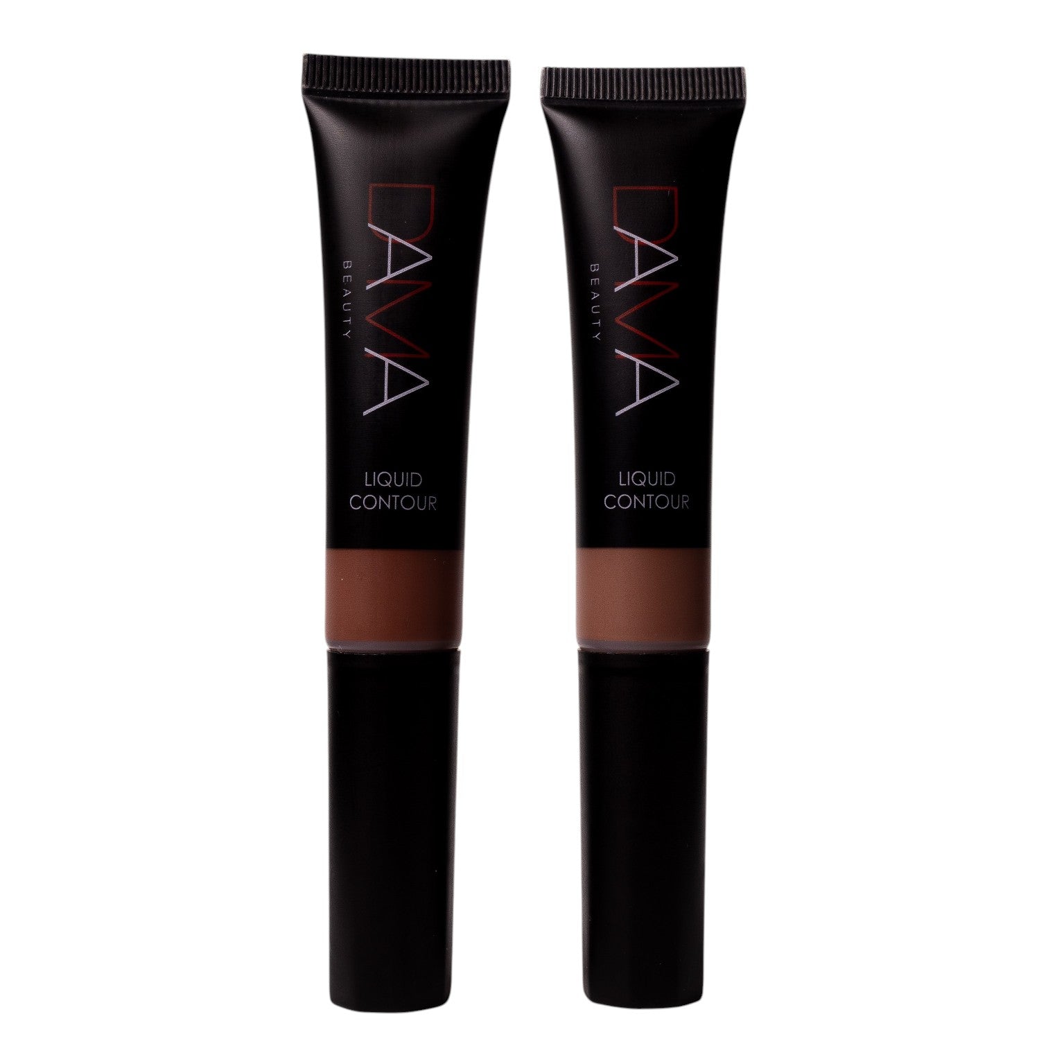 Two DAMA Beauty liquid contour products on a white background