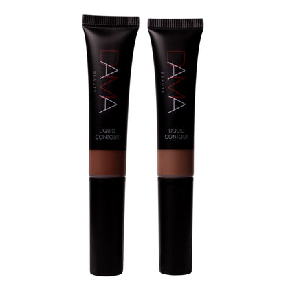 Two DAMA Beauty liquid contour products on a white background