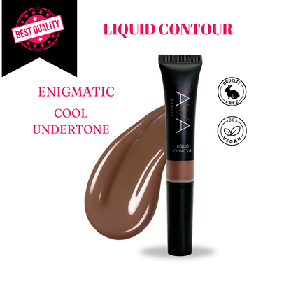DAMA liquid contour product with enigmatic cool undertone on a white background