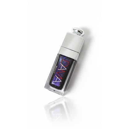 Lip Oil with colorful design on a white background